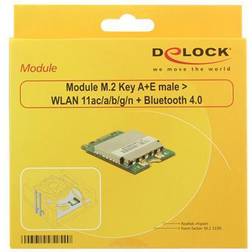 DeLock Modul M.2 Key A E Stecker > WLAN 11ac/a/b/g/n Bluetooth 4.0